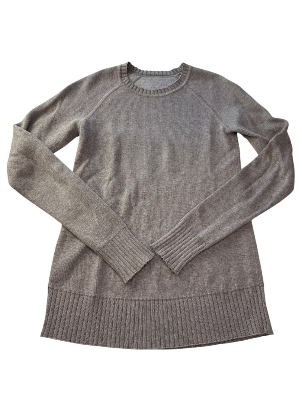 Lululemon Sweater.  Round Neck Size Women's Medium Lavender Gray